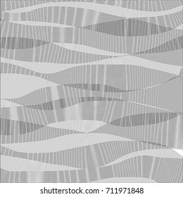 Vector Mathematical  Curve Structure Wavy Background - Generative Art  
