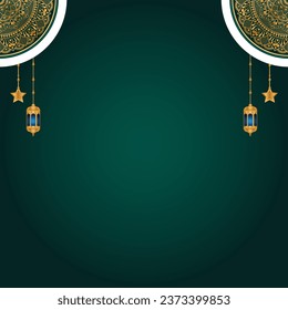 Vector mawlid al nabi arabesque islamic background with arabic ornamental frame