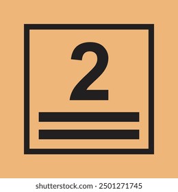 Vector Maximum Stack Icon Symbol For Packaging