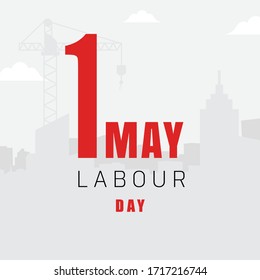 Cartel del Día del Trabajador del Vector