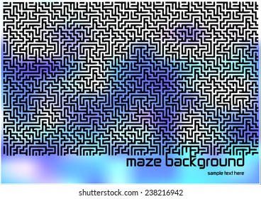 vector maze background