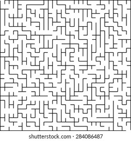 Vector Maze Low Complexity Stock Vector (Royalty Free) 284086487 ...