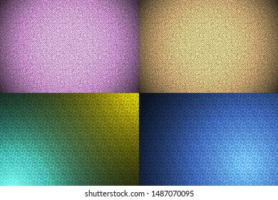 Vector maze seamless pattern. Set of abstract geometrical seamless background.