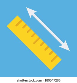 Vector Measurement Icon