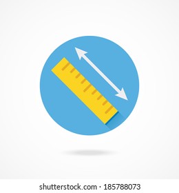 Vector Measurement Icon