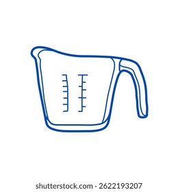 Vector of a measuring cup