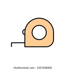 Vector Measuring Tape Icon
