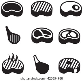 Vector Meat and Protein Icons