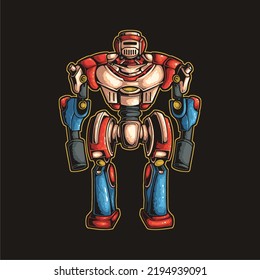Der Vector Mecha Roboter Inspiration