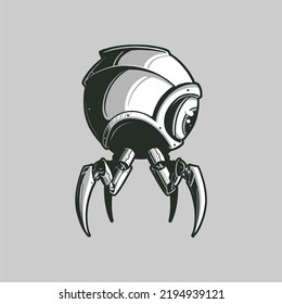 La inspiración del robot vector Mecha