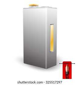 Vector mechanical battery box mod for vaping electronic cigarette