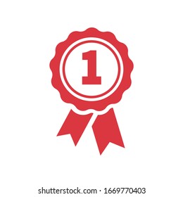 Vector medal icon. Certified Emblem Badge Emblem Symbol