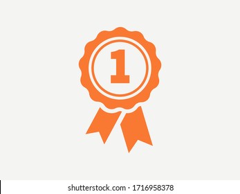 Vector medal icon. Certified Emblem Badge Emblem Symbol