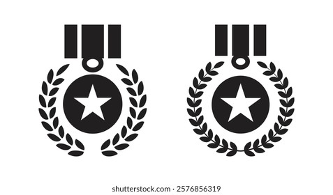 Vector Medal Icon Set. Award Icon Symbols