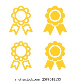 Vector Medal Icon Set. Medal Symbols