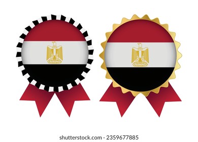 Vector Medal Set Designs of Egypt Template