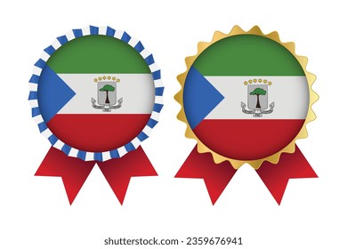 Vector Medal Set Designs of Equatorial Guinea Template