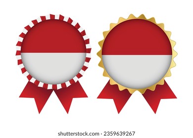 Vector Medal Set Designs of Monaco Template