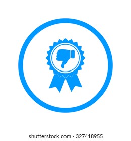 Vector medallion icon. Flat design style eps 10