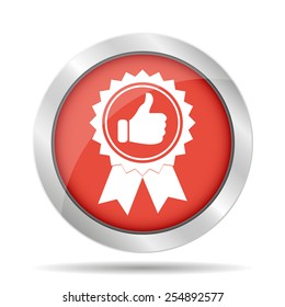 Vector medallion icon. Flat vector illustrator Eps  10
