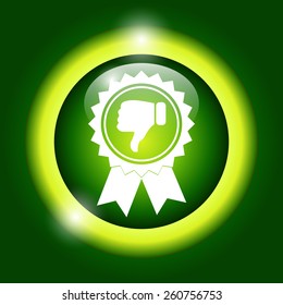 Vector medallion icon. Flat vector illustrator Eps  10