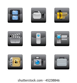 Vector media icons