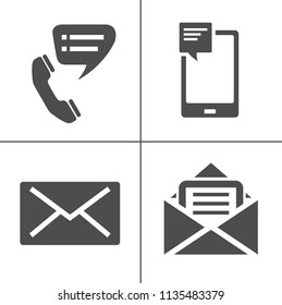 vector Media Icons - social Media. internet app symbol - communication Icons