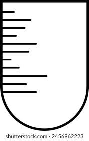 Vektorgrafik Medizinflaschensymbol auf weißem Hintergrund. EPS 10 Medizinisches Symbol.