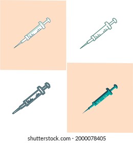 Vector medical device injection flat design