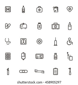vector Medical doctors icons