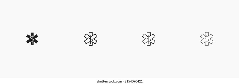 Vector medical Icon vector illustration