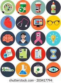 Vector medical icon set