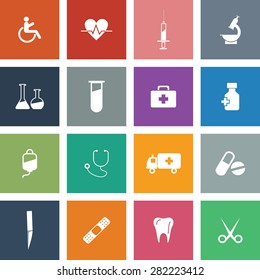 Vector Medical Icon Set.