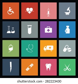 Vector Medical Icon Set.