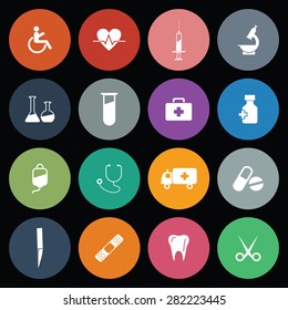 Vector Medical Icon Set.