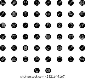 Vector de icono médico redondeado. Perfecto para la interfaz de usuario, nueva aplicación.