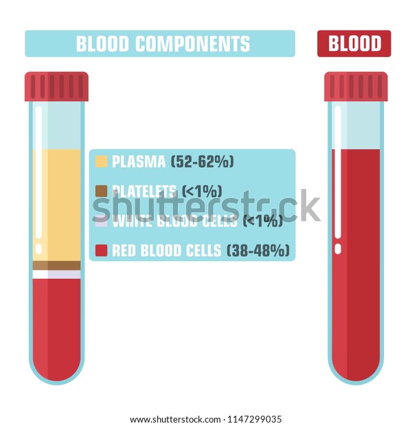 Vector Medical Icon Structure Blood Illustration Stock Vector (Royalty ...