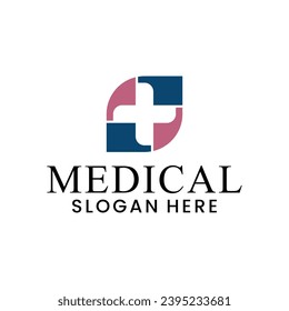 vector medical logo for health service symbol