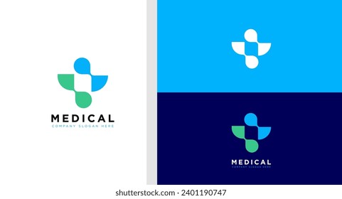 vector medical logo for health service symbol