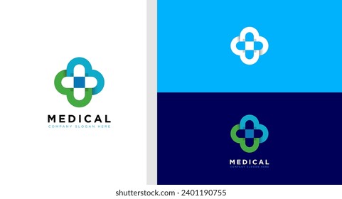 vector medical logo for health service symbol