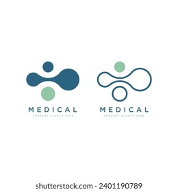 vector medical logo for health service symbol