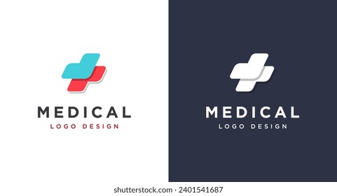 vector medical logo for health service symbol