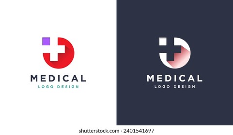 vector medical logo for health service symbol