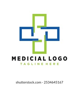 Vector médico logo icono diseño Plantilla Elementos