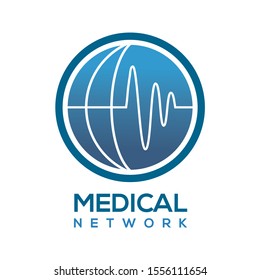 vector of medical network logo eps format