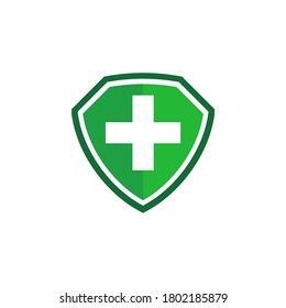 
vector medical protective shield icon