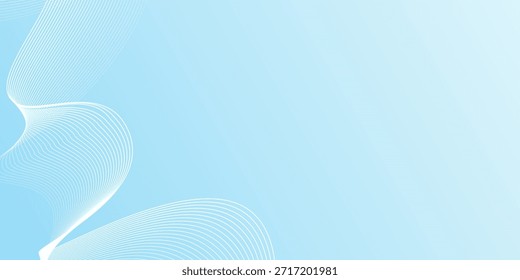Fundo médico-vetorial e de temática científica com um gradiente azul claro. Moderno