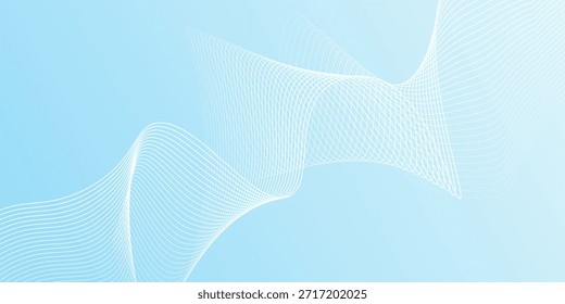 Fundo médico-vetorial e de temática científica com um gradiente azul claro. Moderno