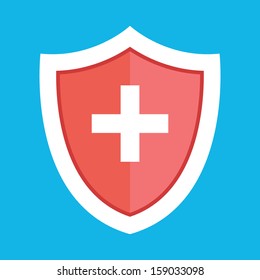 Vector Medical Shield Icon