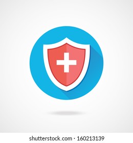 Vector Medical Shield Icon